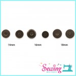 BUTTON - MAGNET-ROUND-METAL-14MM, 16MM & 18MM(BRONZE)